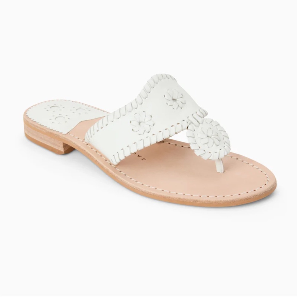White Jack Roger's Original Jacks Sandal